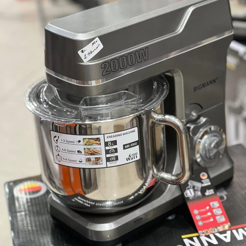 Robot Pétrin BIGMANN 8L 2000W  MK-5102