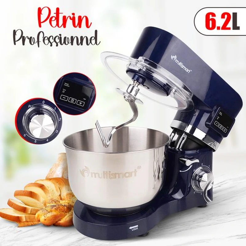 Robot Pétrin Multismart 6.2L 1500W MS-SM2106